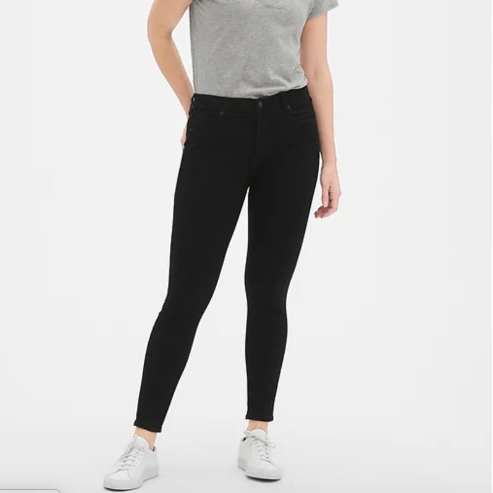 Gap True Skinny Black Jeans (31p)